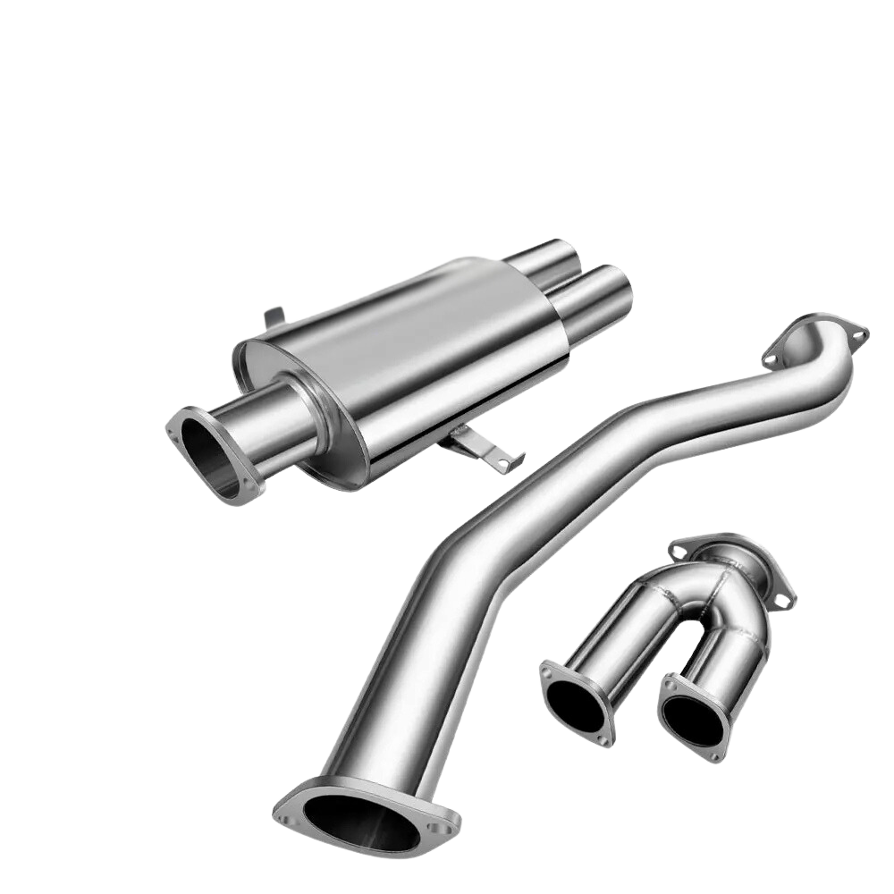 TBH Performance Co. Dual 3-Inch Tip Catback Exhaust System for 1993–1997 BMW E36 6-Cylinder - TBH Performance Co.