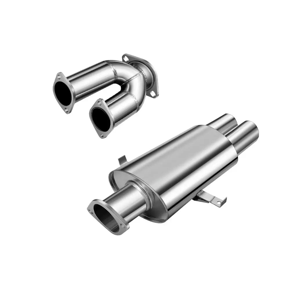 TBH Performance Co. Dual 3-Inch Tip Catback Exhaust System for 1993–1997 BMW E36 6-Cylinder - TBH Performance Co.