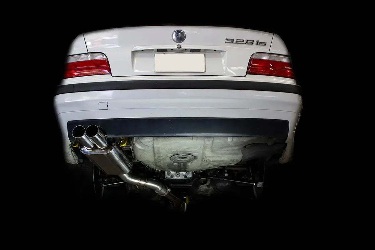 TBH Performance Co. Dual 3-Inch Tip Catback Exhaust System for 1993–1997 BMW E36 6-Cylinder - TBH Performance Co.